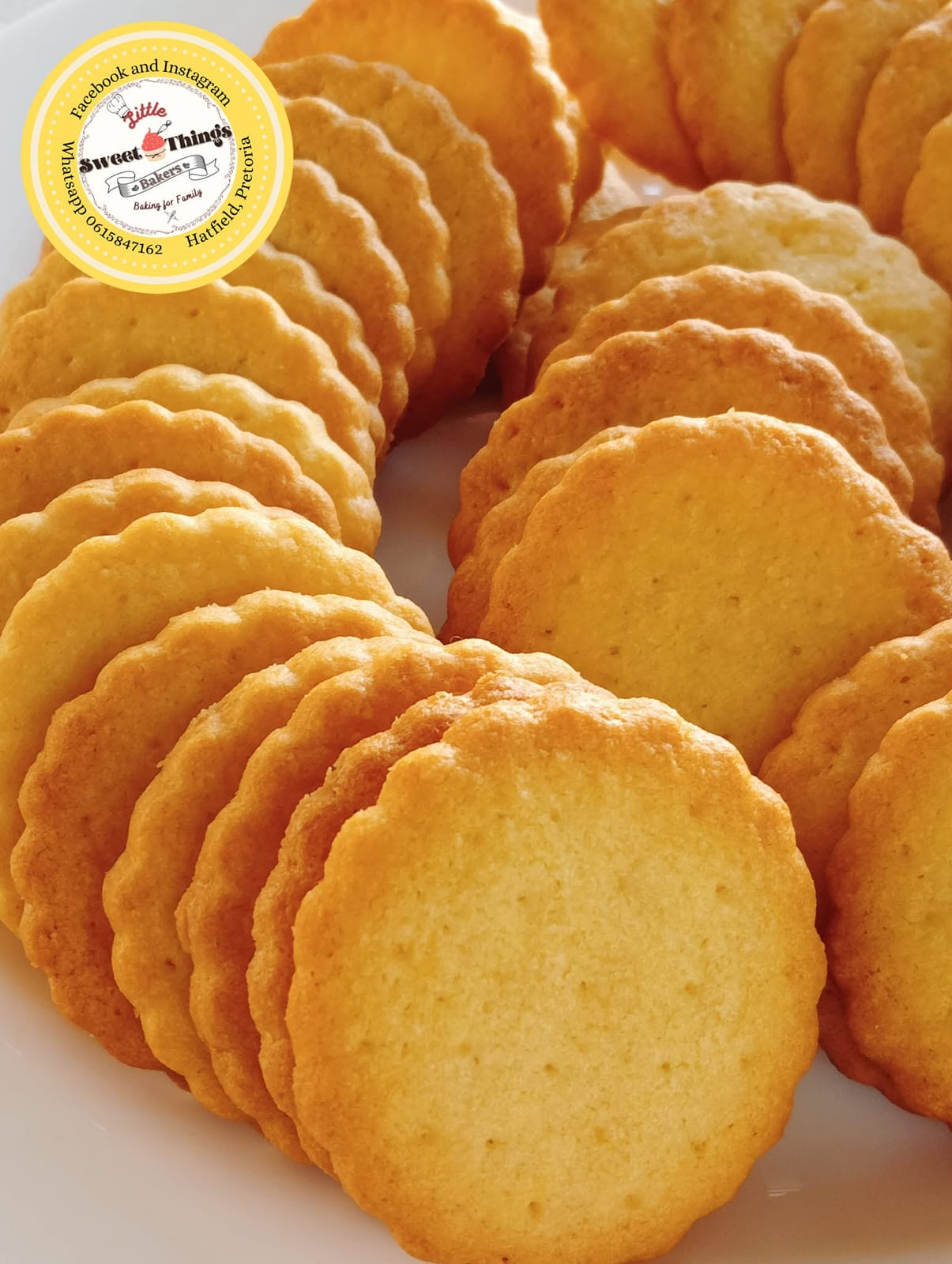 Golden Tea Biscuits by Little Sweet Things Bakers