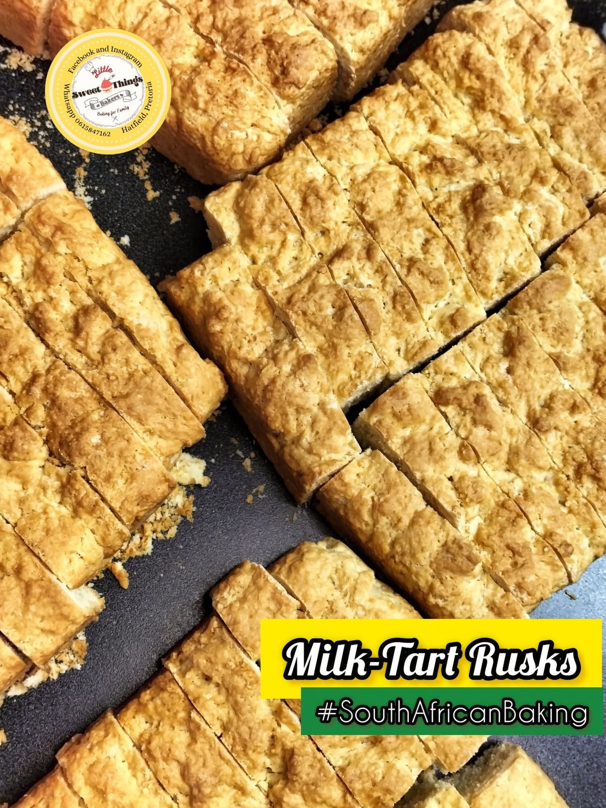 Milk Tart Rusks by Little Sweet Things Bakers
